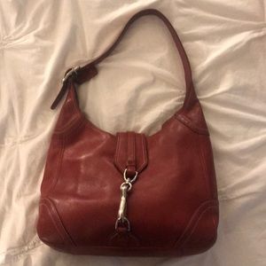Coach (hobo style) red purse